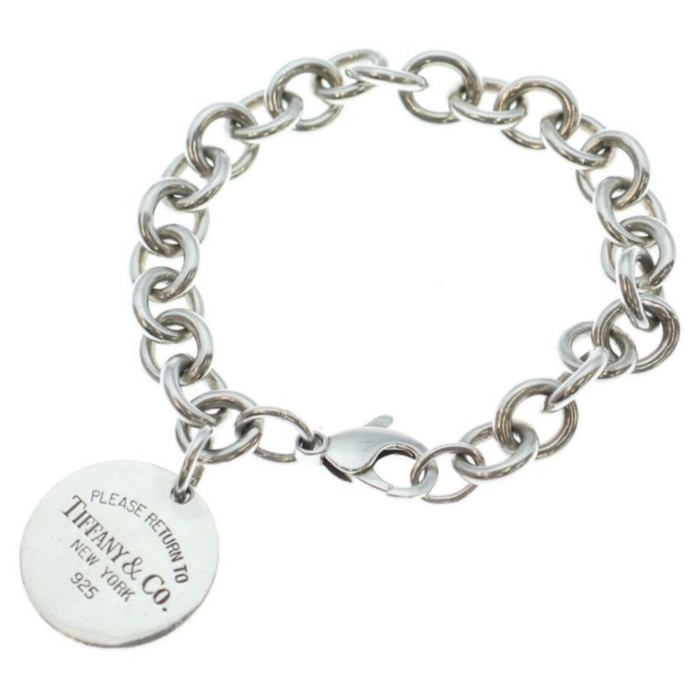 Tiffany & Co. Vintage 💯% Auth Return to Tiffany Round Charm Bracelet w/Box GUC✨